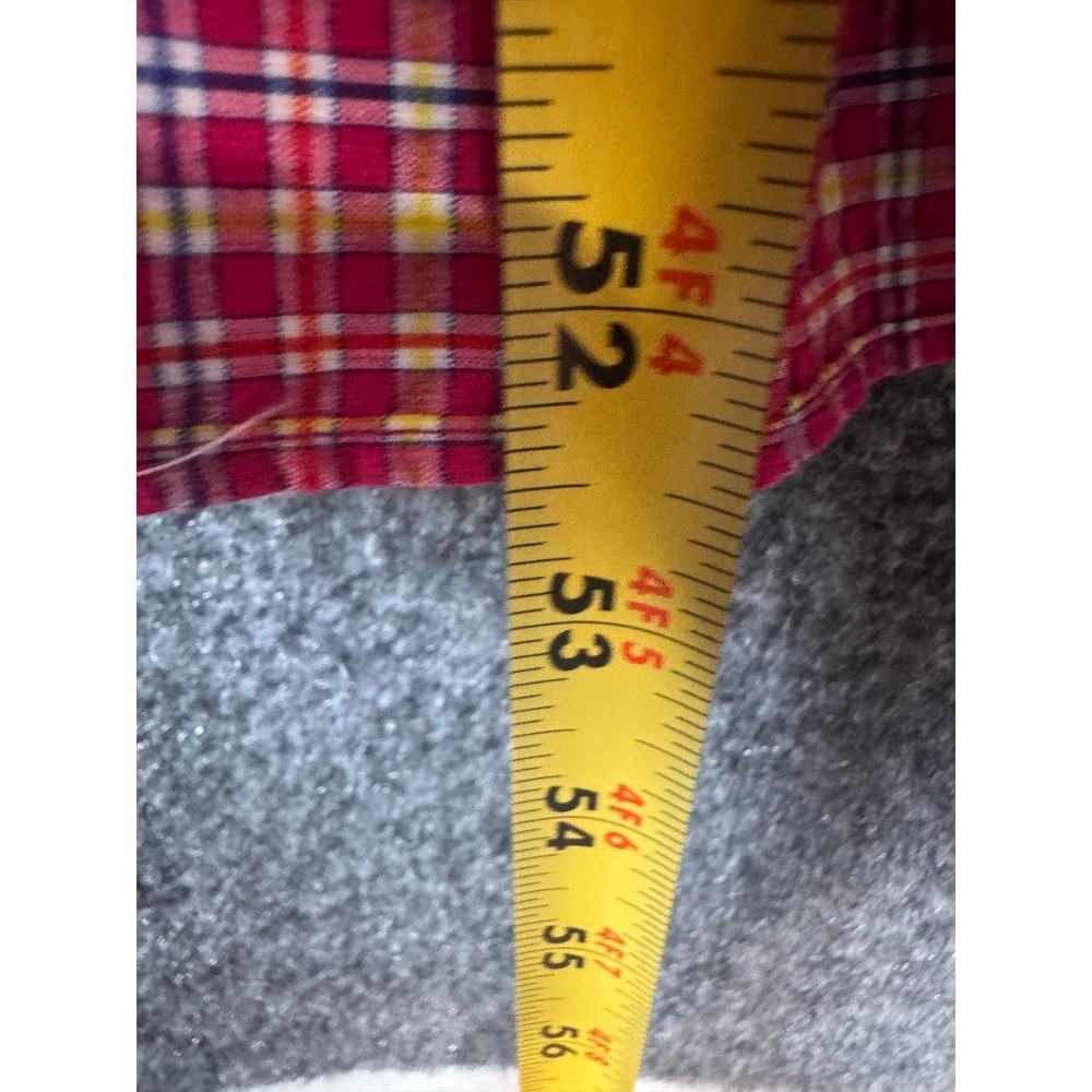 Misa Anthropologie La Stella‎ Dress Women S Red Gingham Wrap Maxi Boho Festival - Picture 7 of 13
